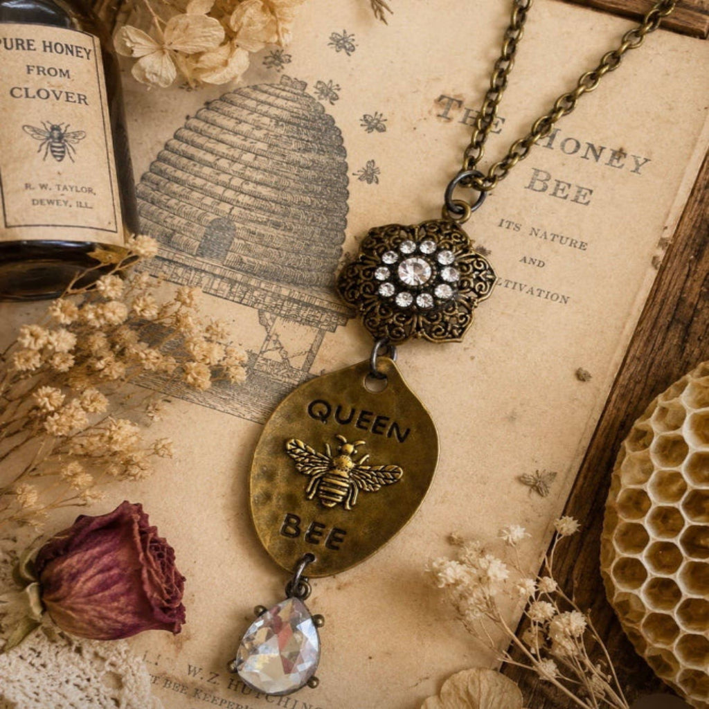 Queen Bee Necklace-Vintage/Boho/Gift