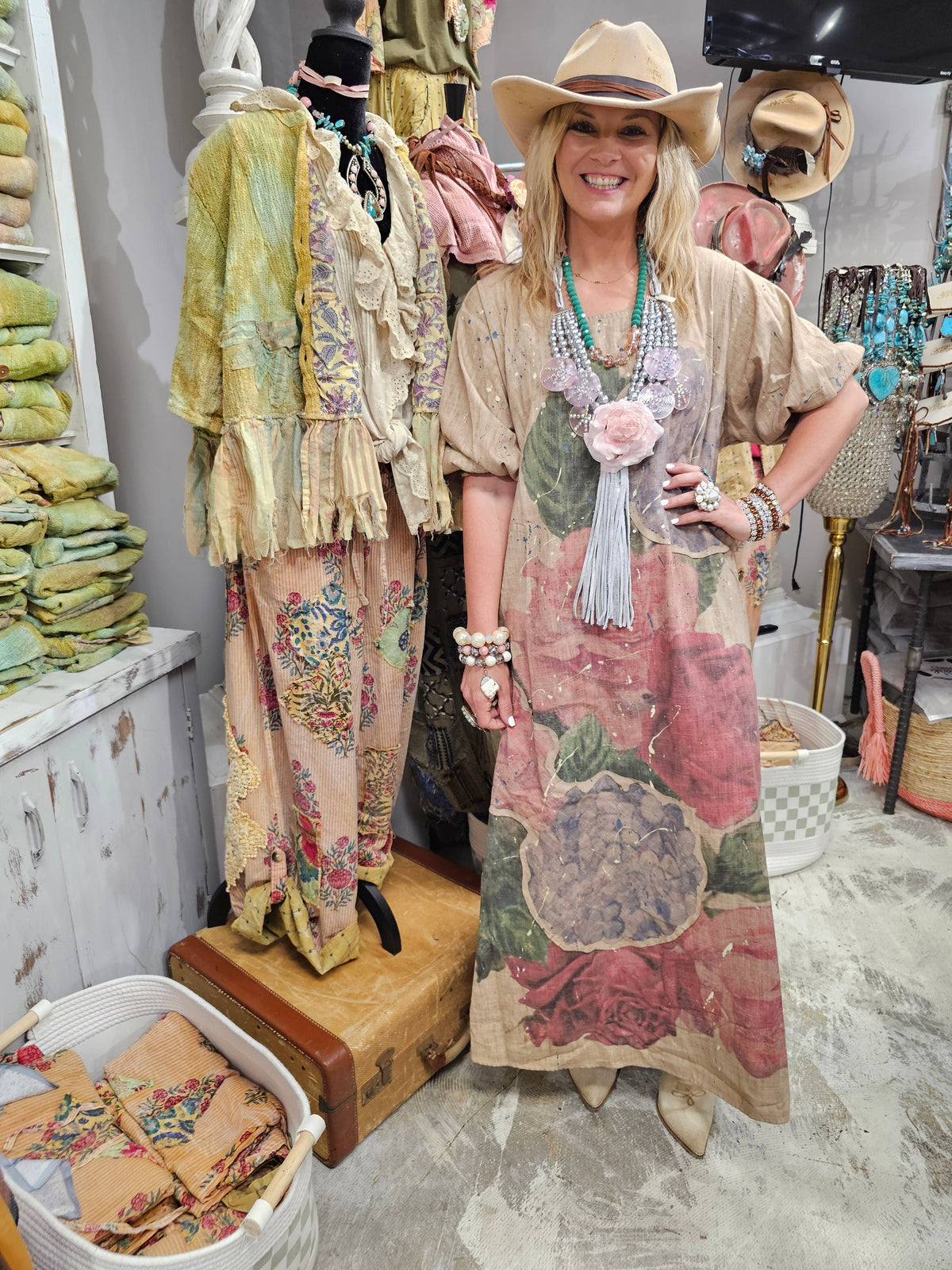 A Rare Bird Rose Maxi Dress – Floral Boho Dress | Boho Boutique Clothing