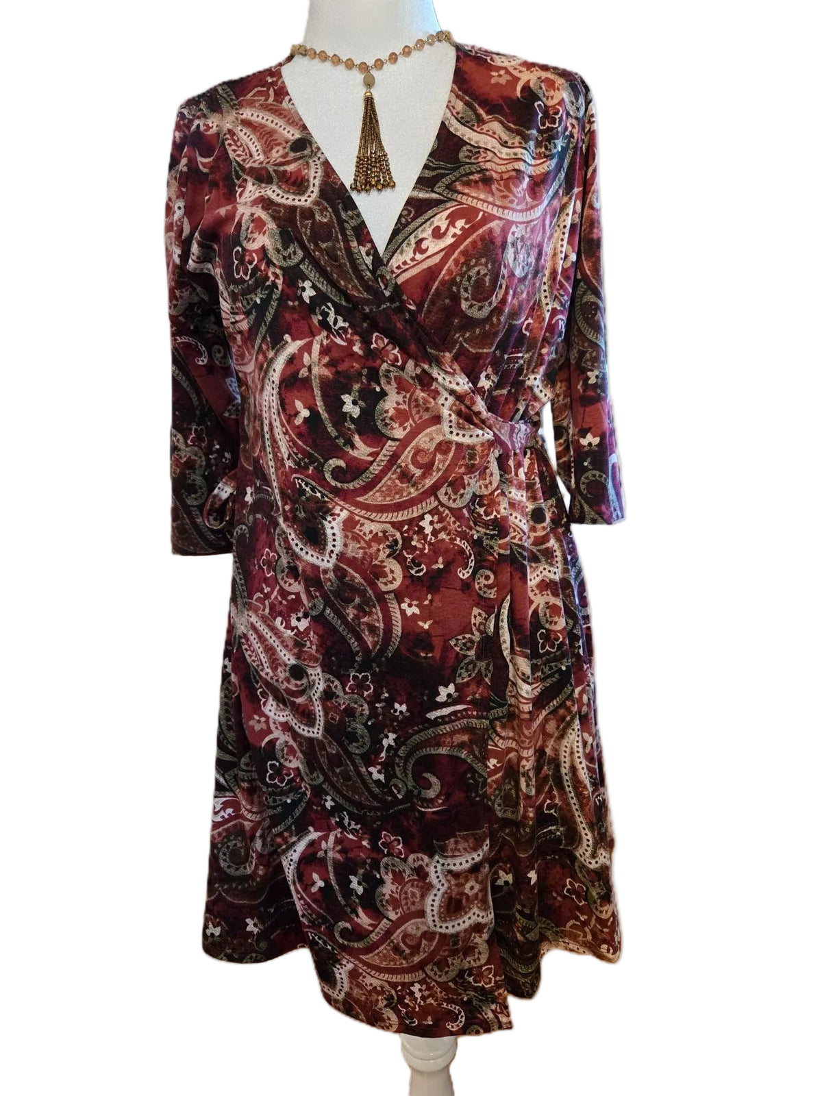 LuLaRoe Paisley Wrap Dress – Autumn Muse