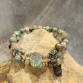 Spread Your Wings Owl Wrap Bracelet-Boho Boutique Earrings