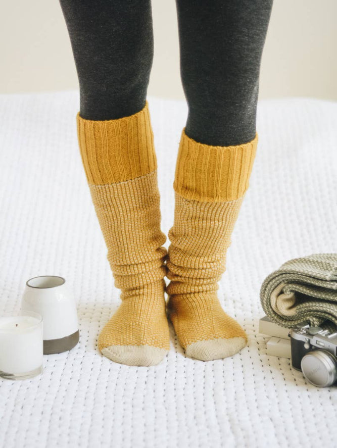 Leto Accessories - Warm & Soft Open Work Knit Lounge Socks 🧦