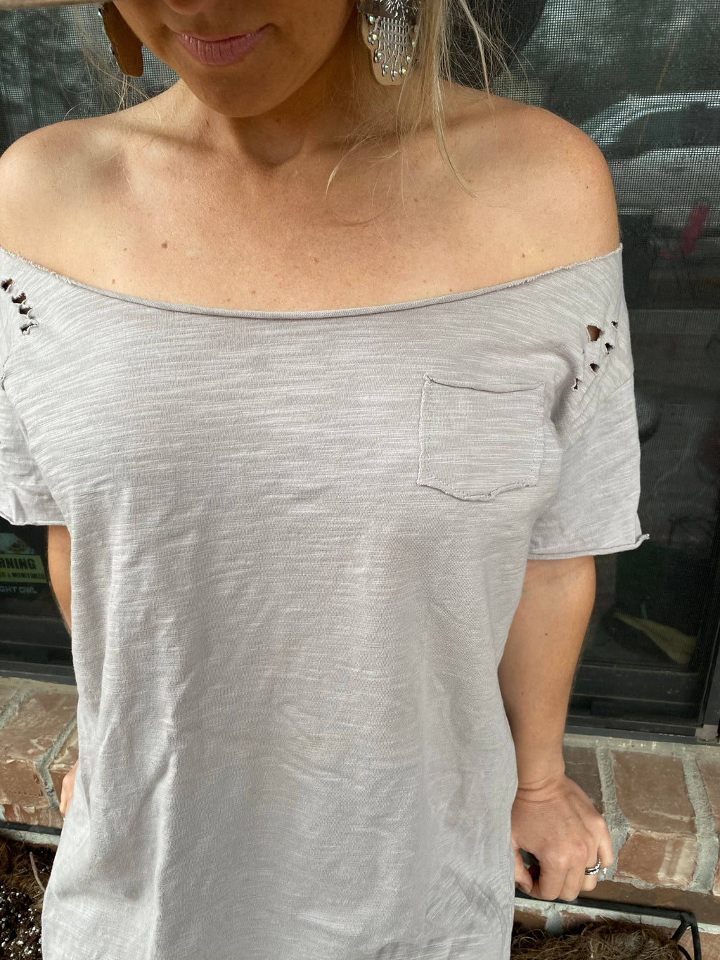 Tattered Ripped Tee - Multiple colors /sizes