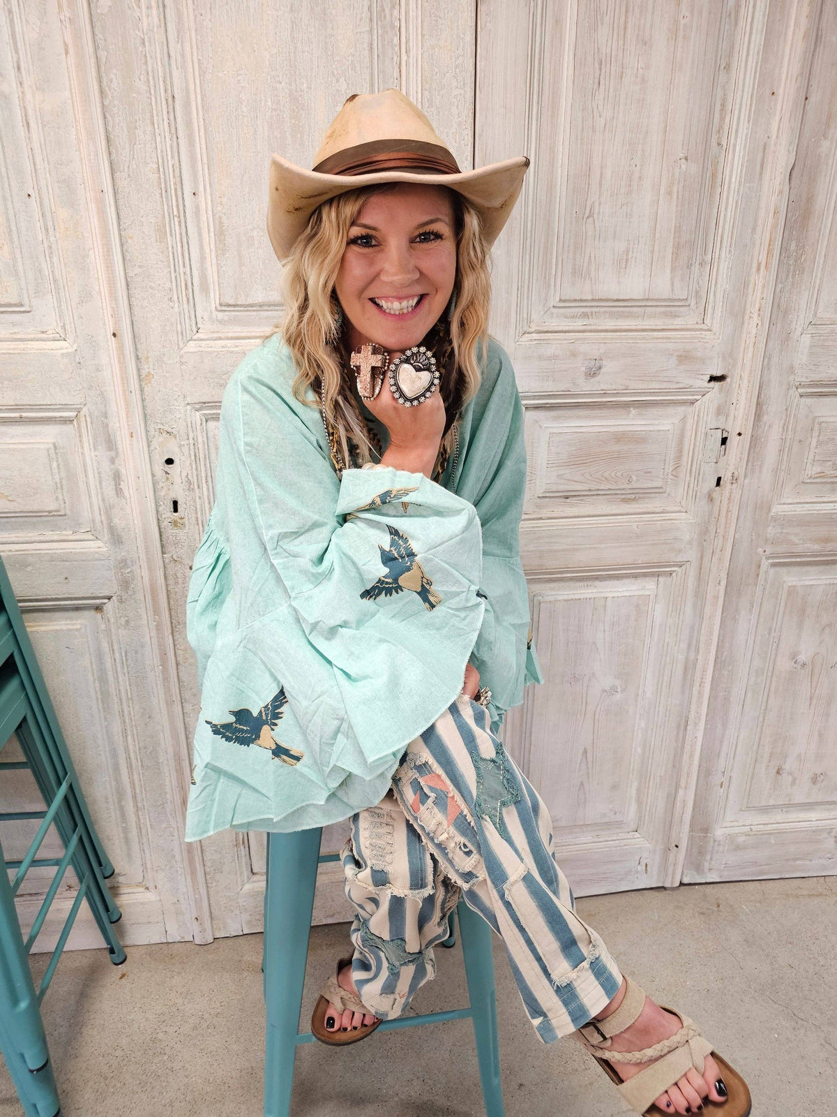 A Rare Bird Stars and Stripes Pant