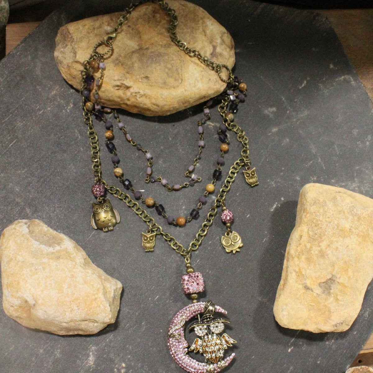 Moonlit Night Charm'd Necklace