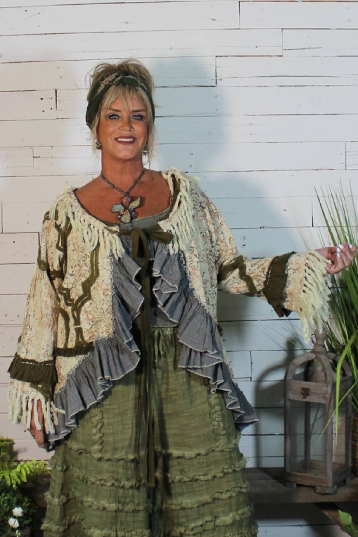 Wanderer's Keepsake Jacket-Crochet Fringe Jacket – Neutral Boho Open Front Cardigan | Boho Boutique Clothing