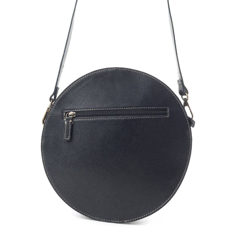 Myra Bag - FLAX BLOSSOM ROUND BAG