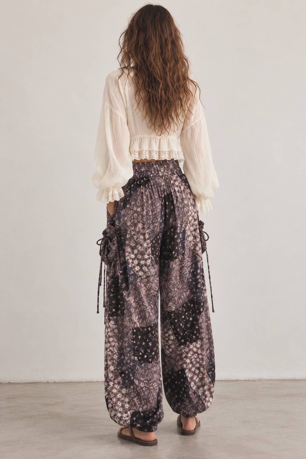 Jade by Jane Floral Cargo Pants – Wide‑Leg Boho Garden Print | Boho Boutique Clothing