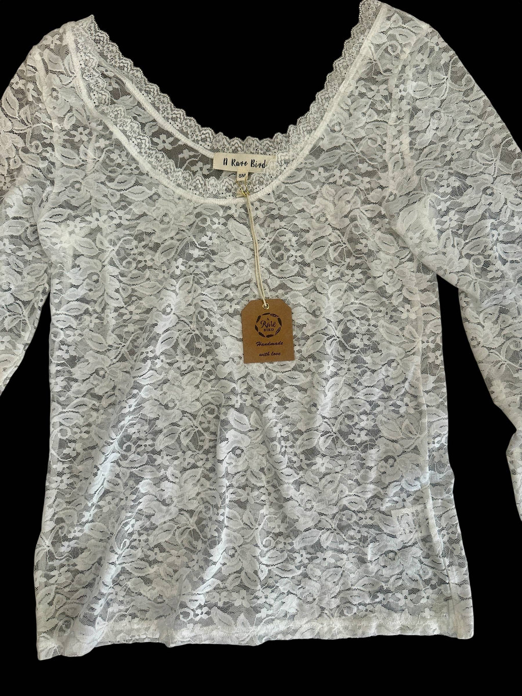 A Rare Bird Pink Lace Vintage Layer Shirt
