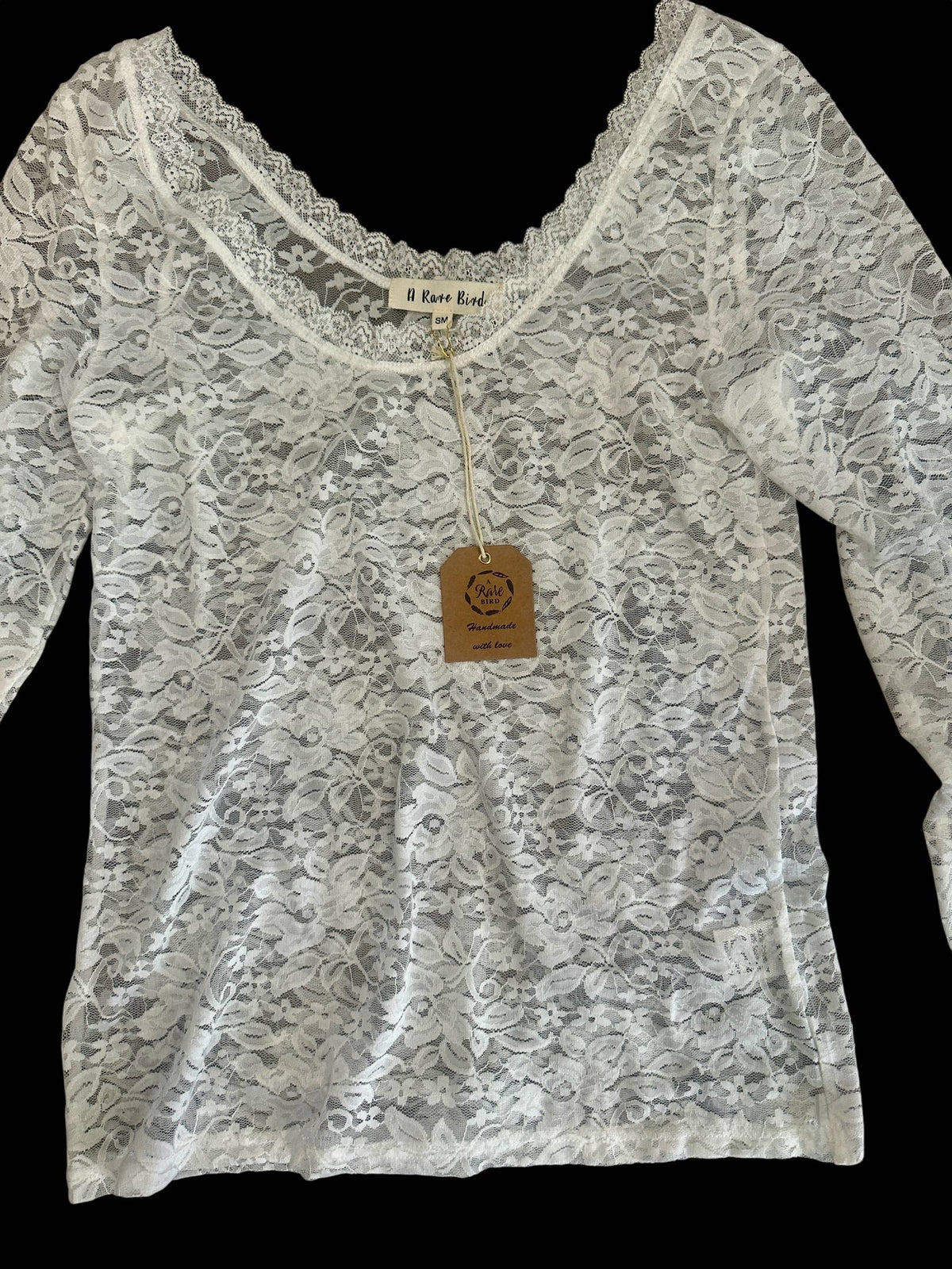 A Rare Bird Pink Lace Vintage Layer Shirt