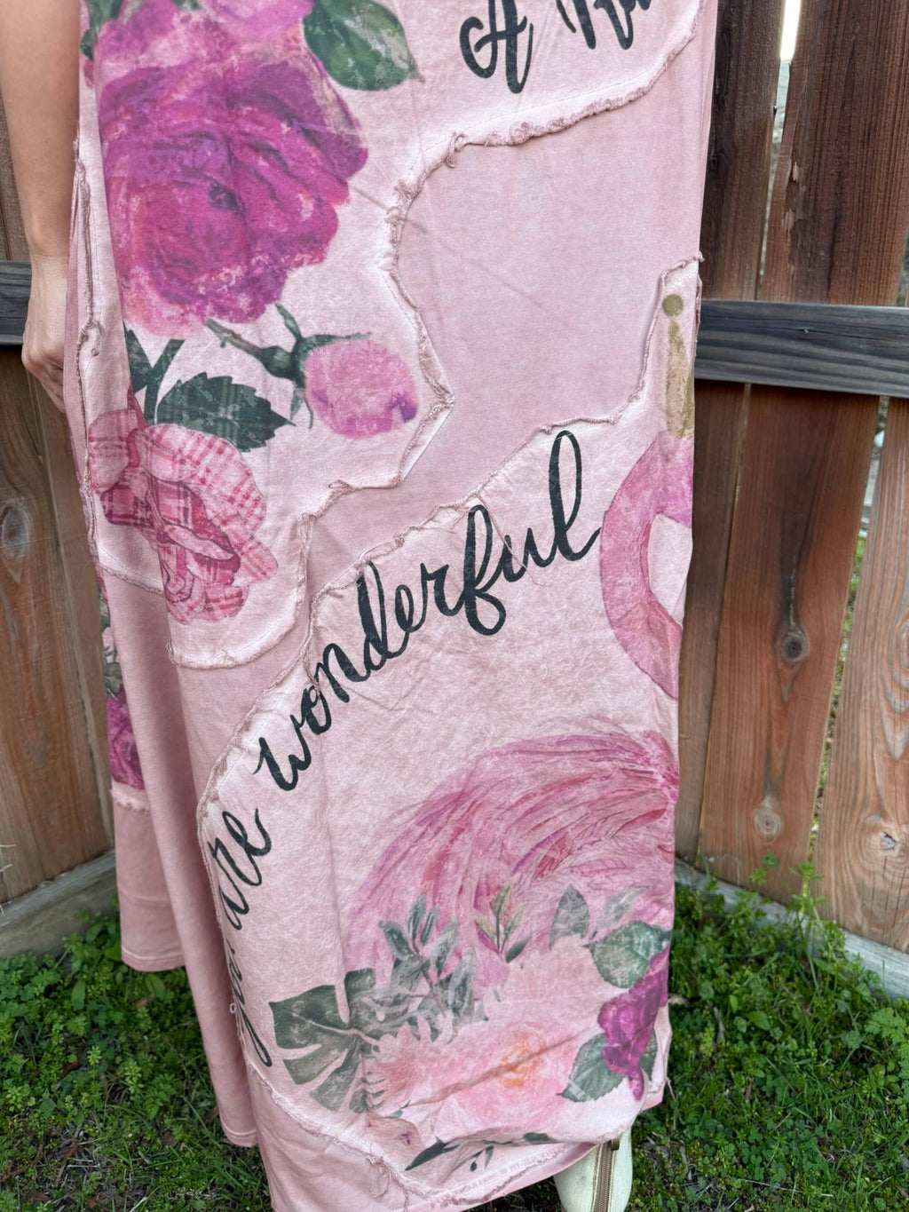 A Rare Bird-Pink Flamingo T-Shirt Dress-Boho Boutique Clothing