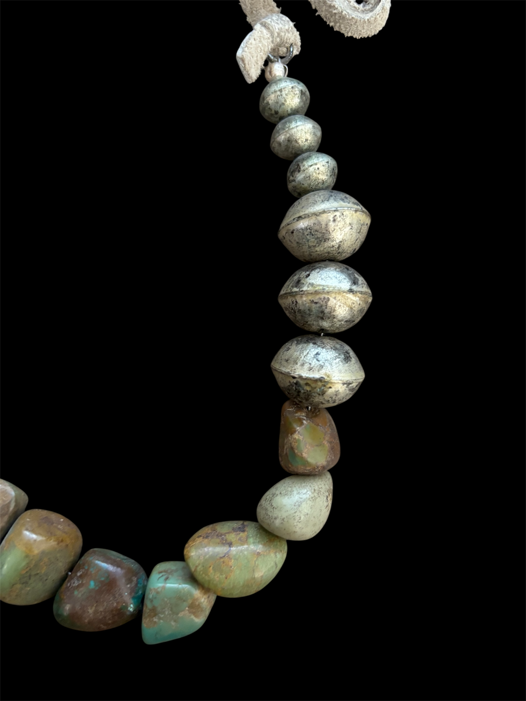 A Rare Bird Authentic Turquoise and Tibetan Necklace-Boho Boutique Jewelry
