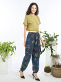 Kathmandu Imports Artisan Joggers – Himalayan Bloom-Boho Boutique Clothing