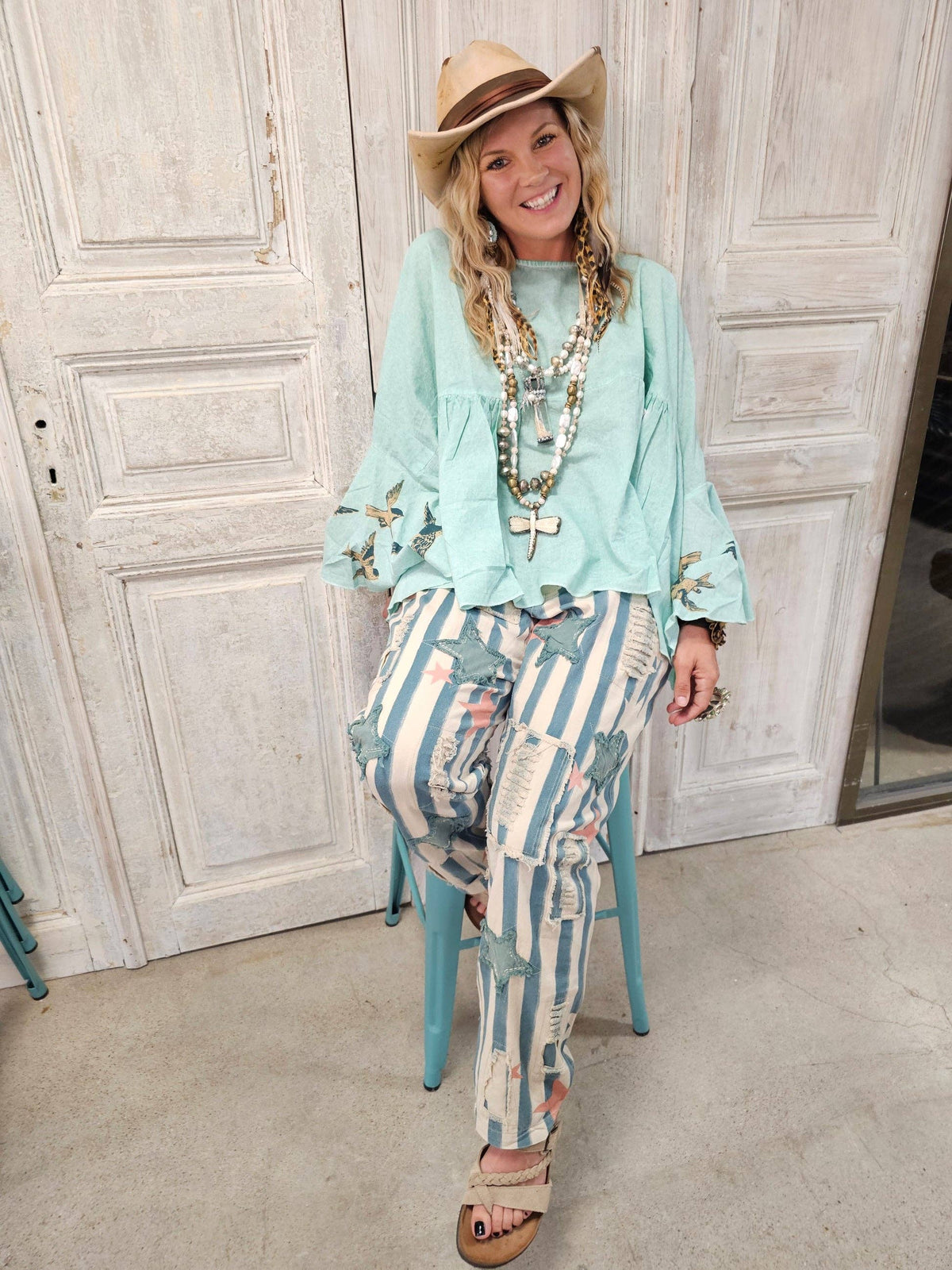 A Rare Bird Stars and Stripes Pant