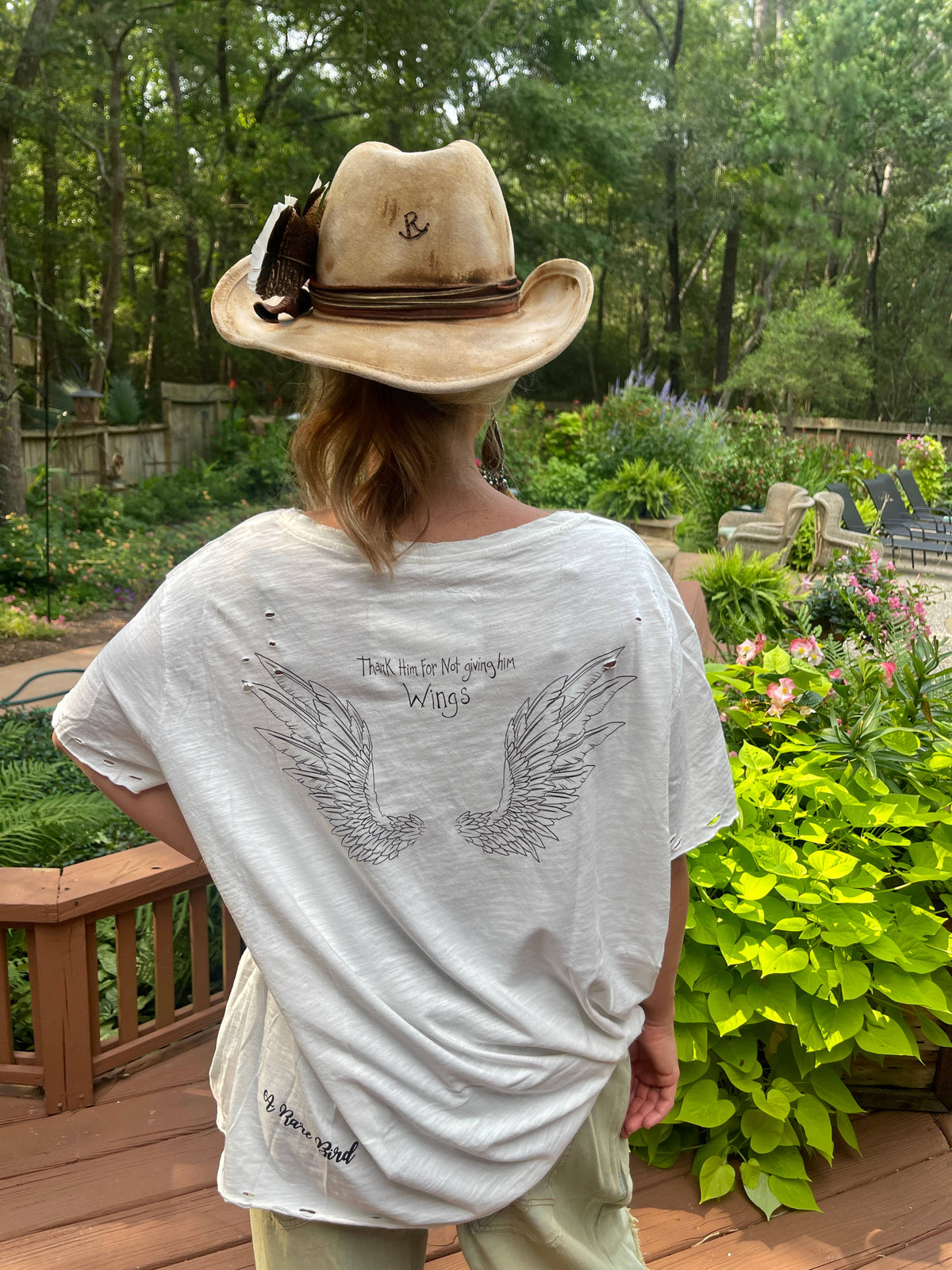 A Rare Bird Tiger Distressed Shirt-Boho Boutique Clothing