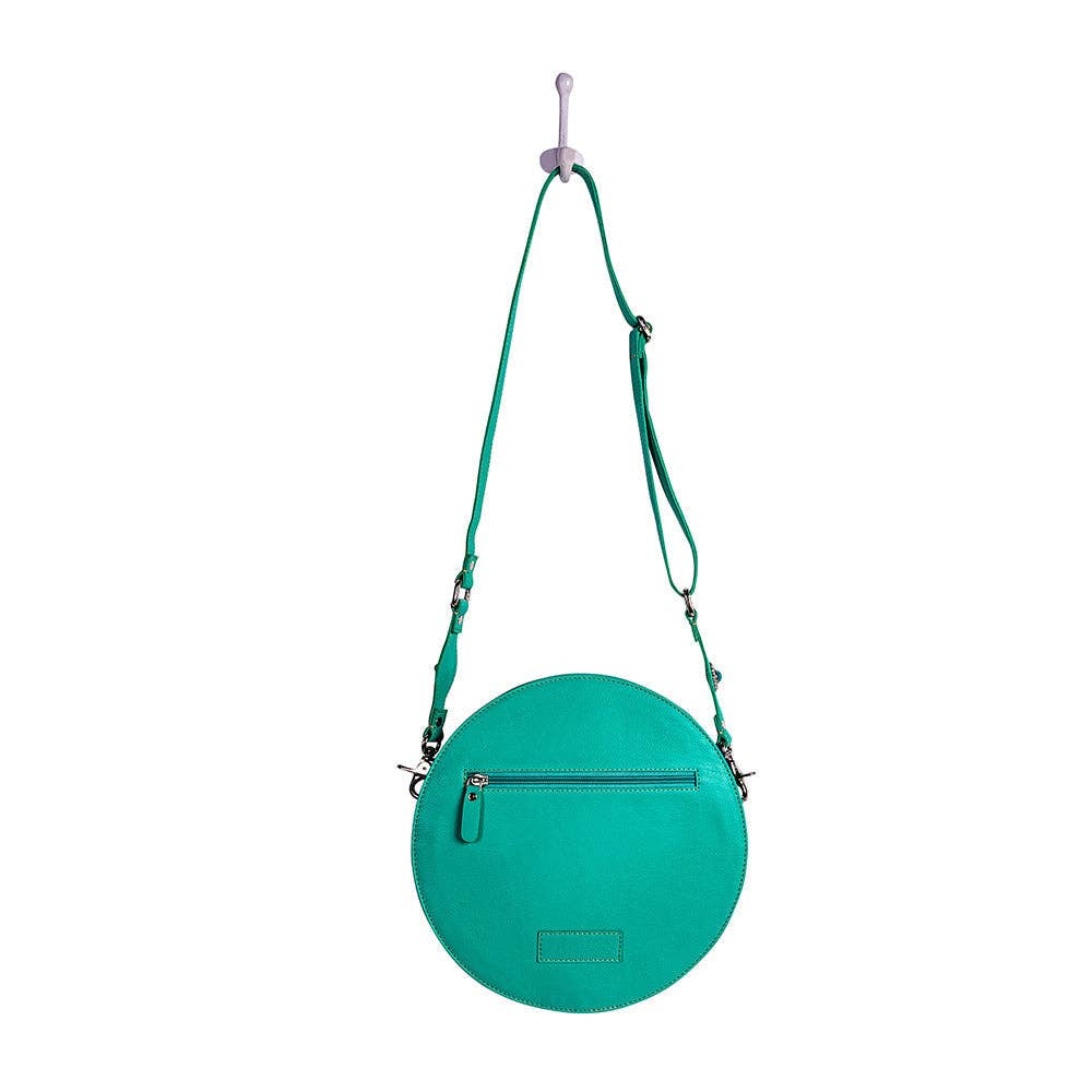Myra Bag - Cimarron Bluff Hand-tooled Round Bag