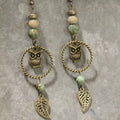 Spread Your Wings Owl Dangle Drop Earrings