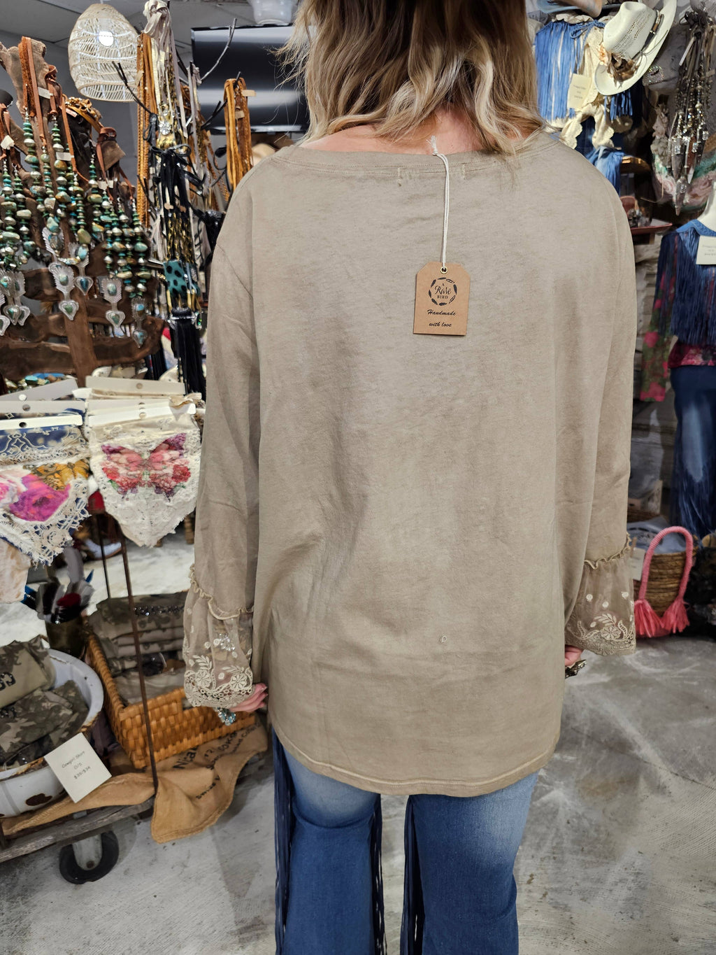Rare Bird Cowgirl Shirt Boho Boutique Clothing