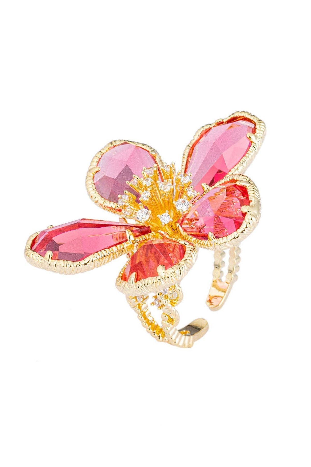 Goli Flower Ring-Boho Boutique Rings