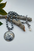 Boho Wanderlust Boutique - Stevie Large Circle Distressed Pendant Necklace