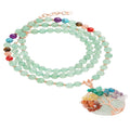 Tree of Life Natural Stone Necklace-Boho Boutique Necklace