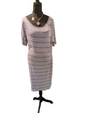 LuLaRoe Striped Midi Dress – Lavender Drift