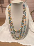 “Sunset Stones” Multi‑Strand Necklace