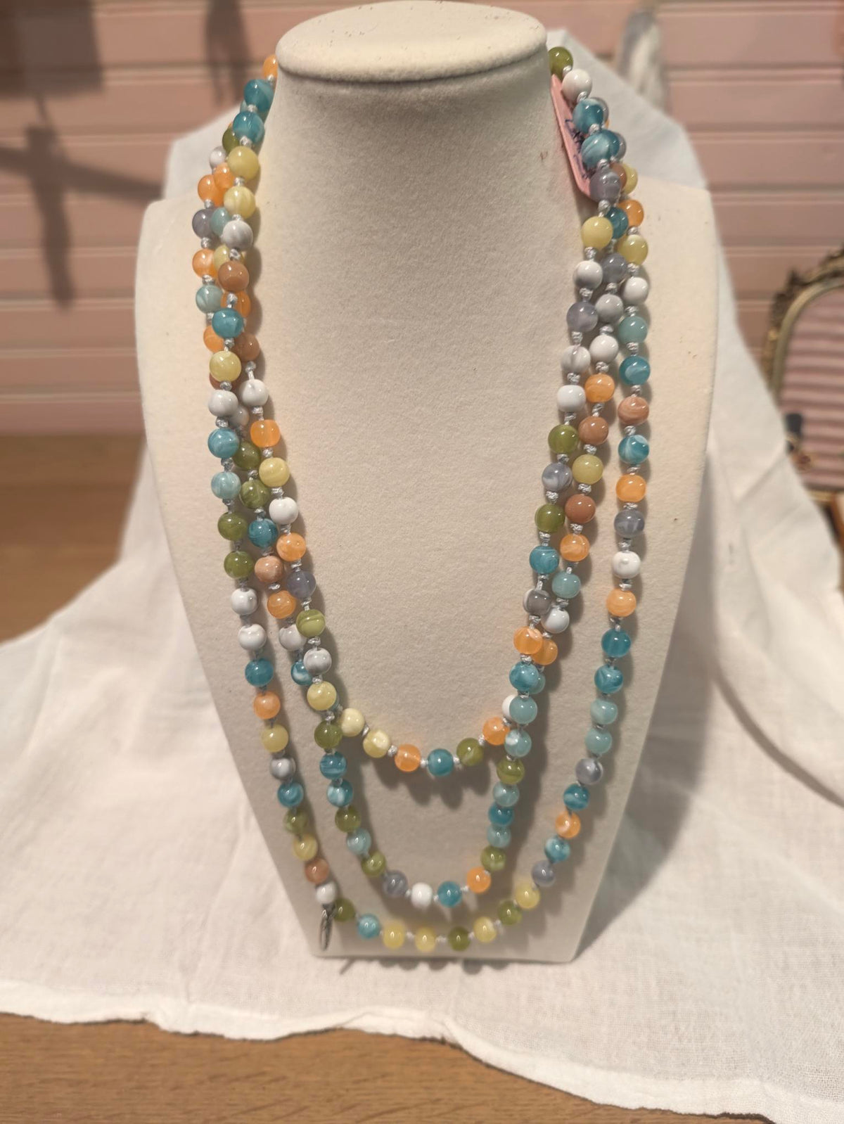 “Sunset Stones” Multi‑Strand Necklace