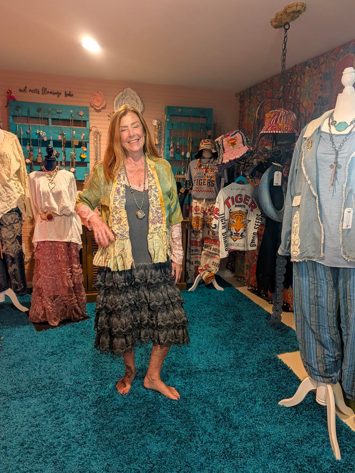 A Rare Bird Daisy Mae Shacket Boho Boutique Clothing