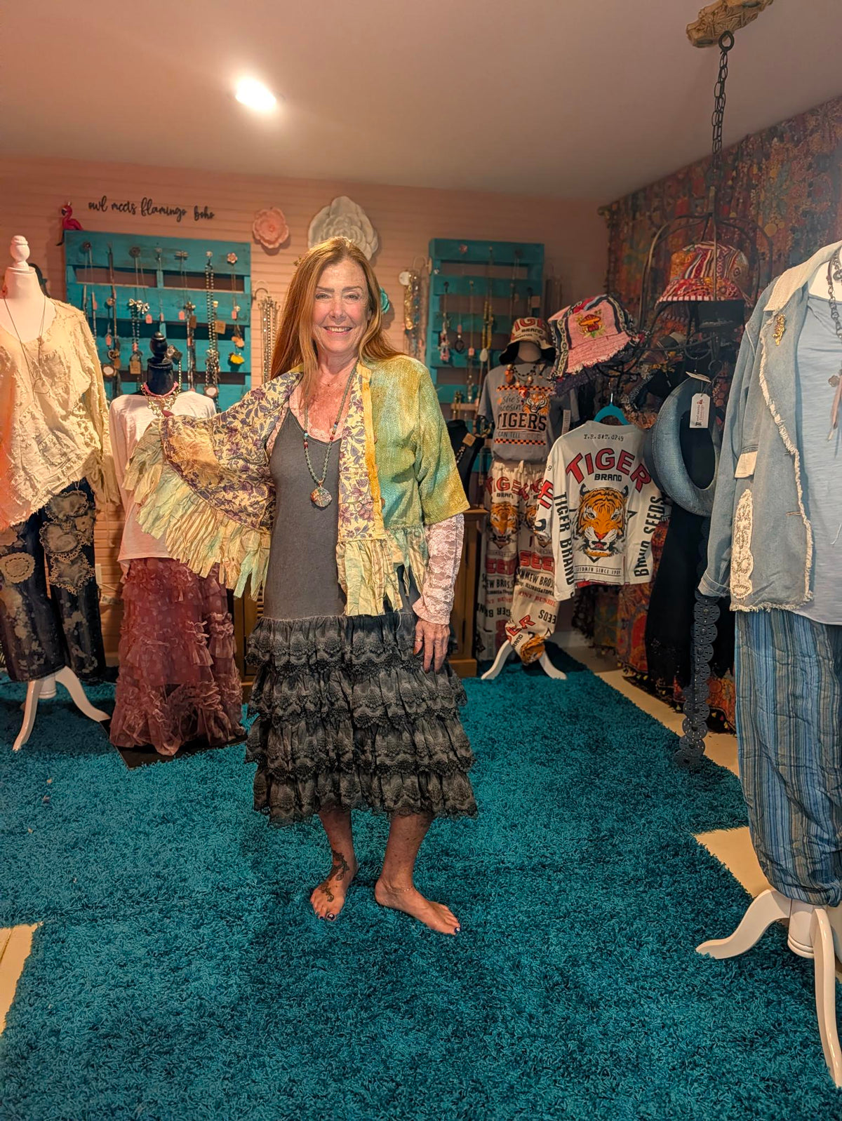 A Rare Bird Daisy Mae Shacket Boho Boutique Clothing