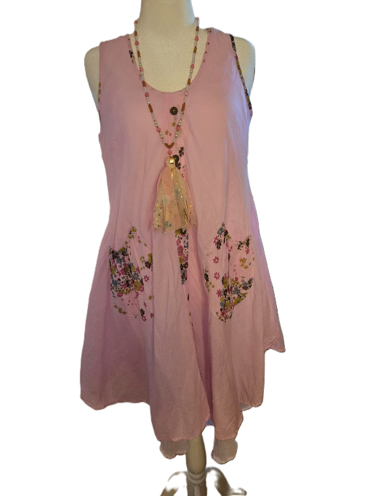 Blushing Meadow Cotton Dress