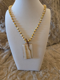 “Sierra Stone” Beaded Pendant Necklace