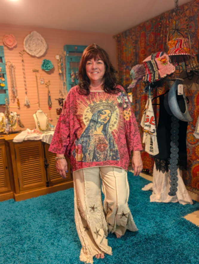 Rare Bird Sequins in Hayfield Pants