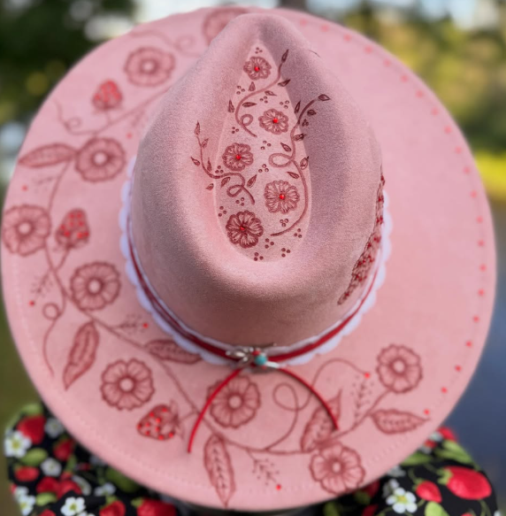 Create a Custom Hand-Burned Boho Rancher Hat