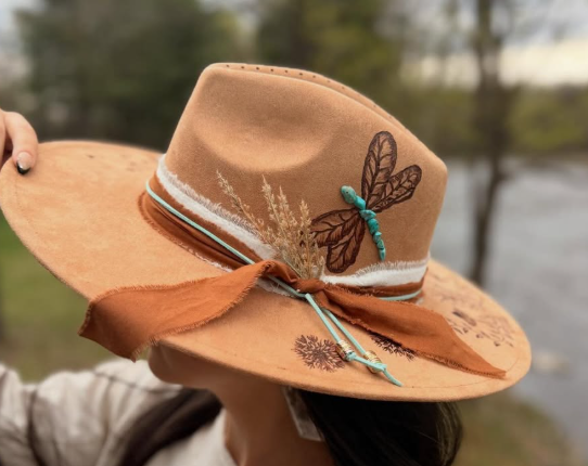 Create a Custom Hand-Burned Boho Rancher Hat