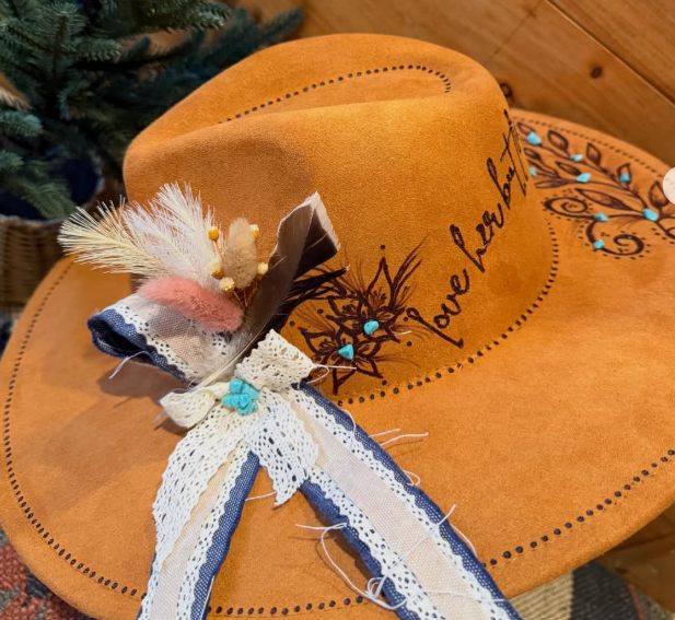 Create a Custom Hand-Burned Boho Rancher Hat