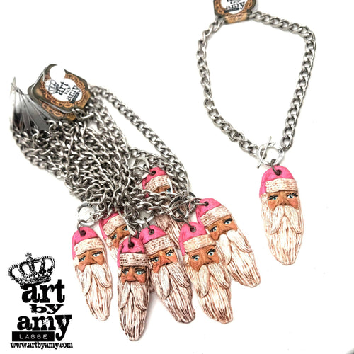 Art by Amy Pink Santa-Boho Boutique Jewelry