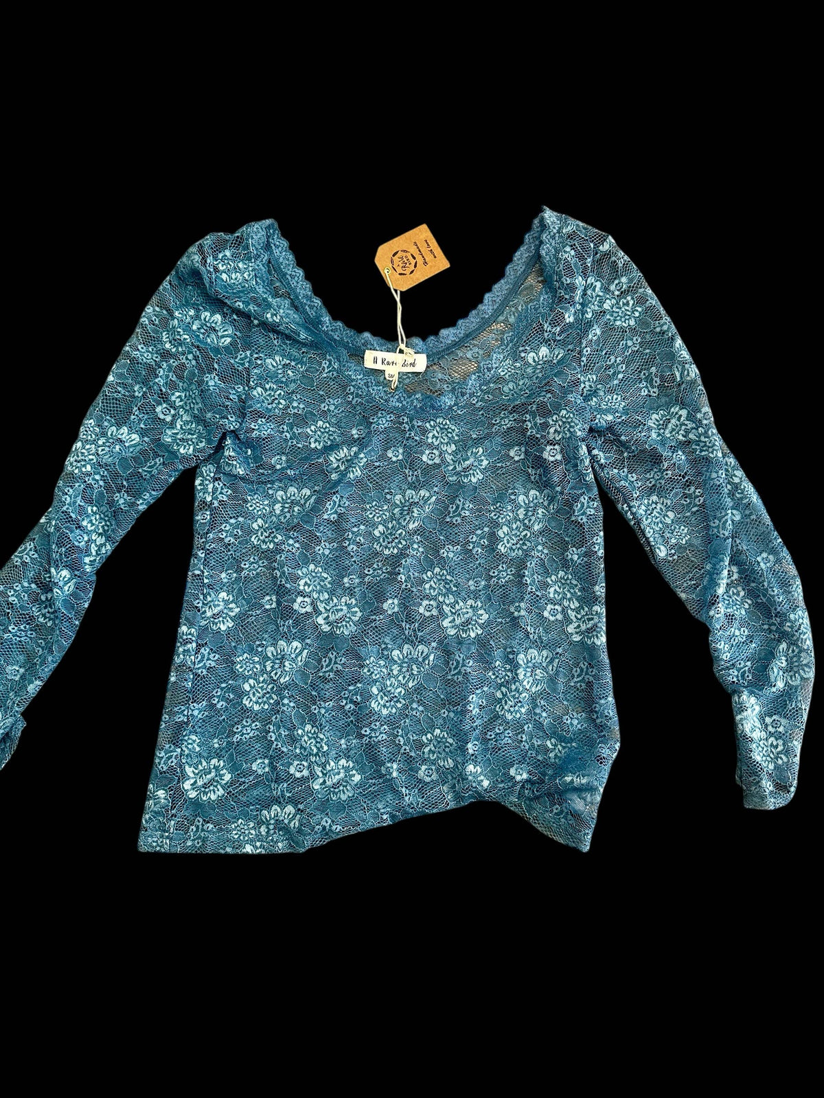 A Rare Bird Pink Lace Vintage Layer Shirt