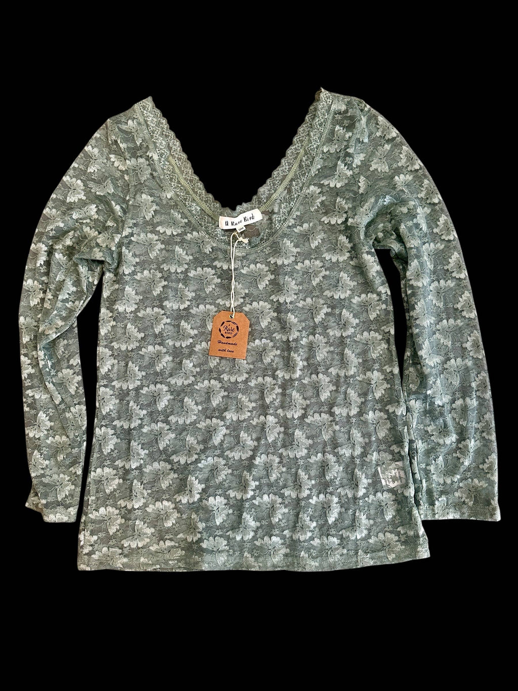 A Rare Bird Pink Lace Vintage Layer Shirt
