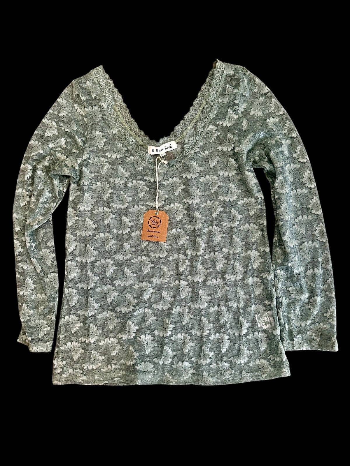A Rare Bird Pink Lace Vintage Layer Shirt