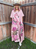 A Rare Bird-Pink Flamingo T-Shirt Dress-Boho Boutique Clothing