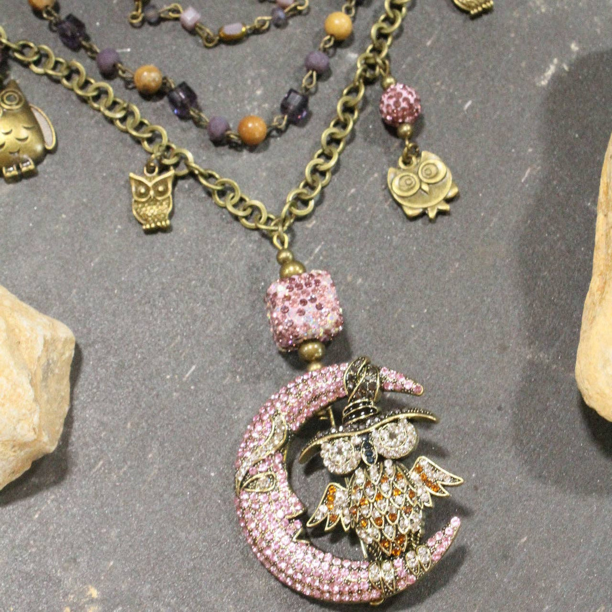 Moonlit Night Charm'd Necklace