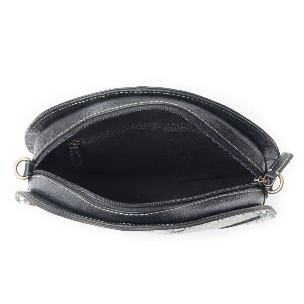 Myra Bag - FLAX BLOSSOM ROUND BAG