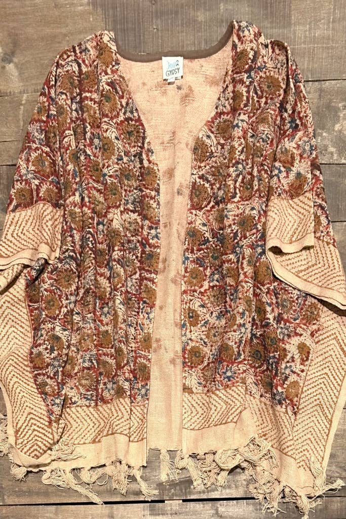 Fall Breeze Kimono– Bohemian Open Front Layering Cardigan | Boho Boutique Clothing