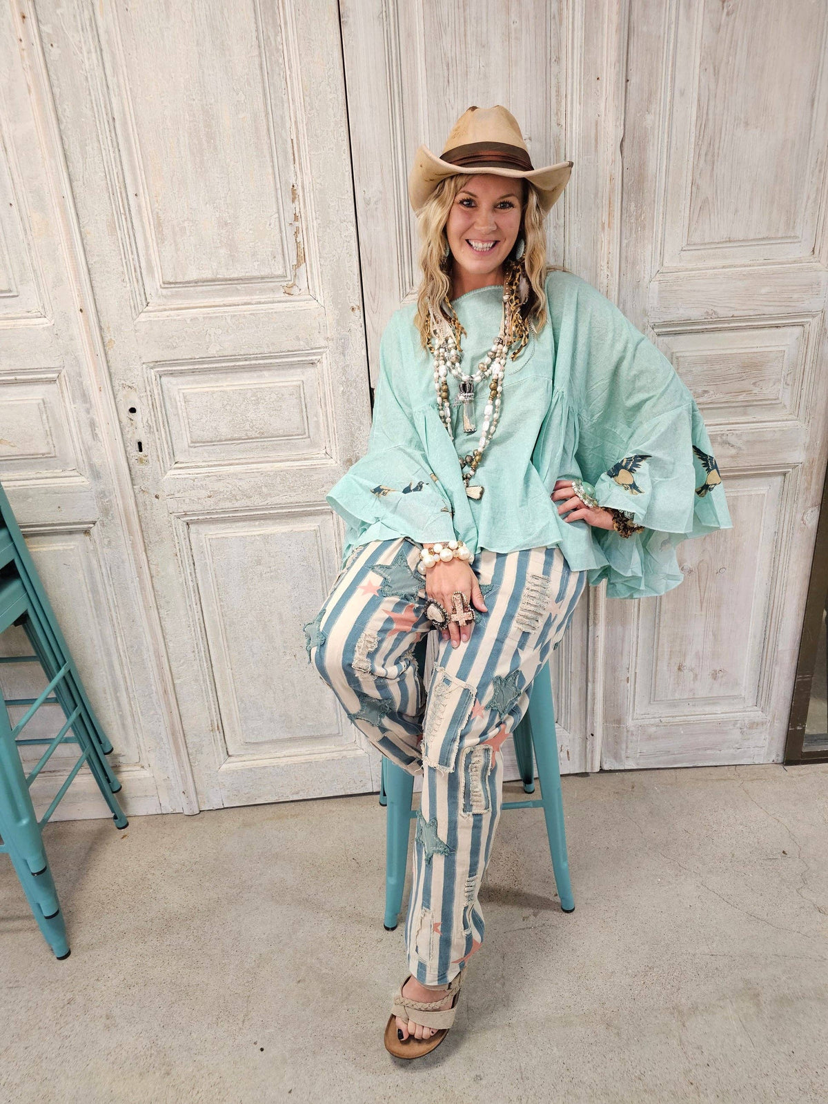 A Rare Bird Stars and Stripes Pant