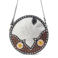 Myra Bag - FLAX BLOSSOM ROUND BAG