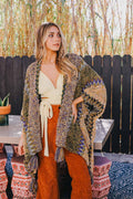 Leto Accessories - Unique Patterned Crochet Ruana – Colorful Tassel Cardigan ❤️