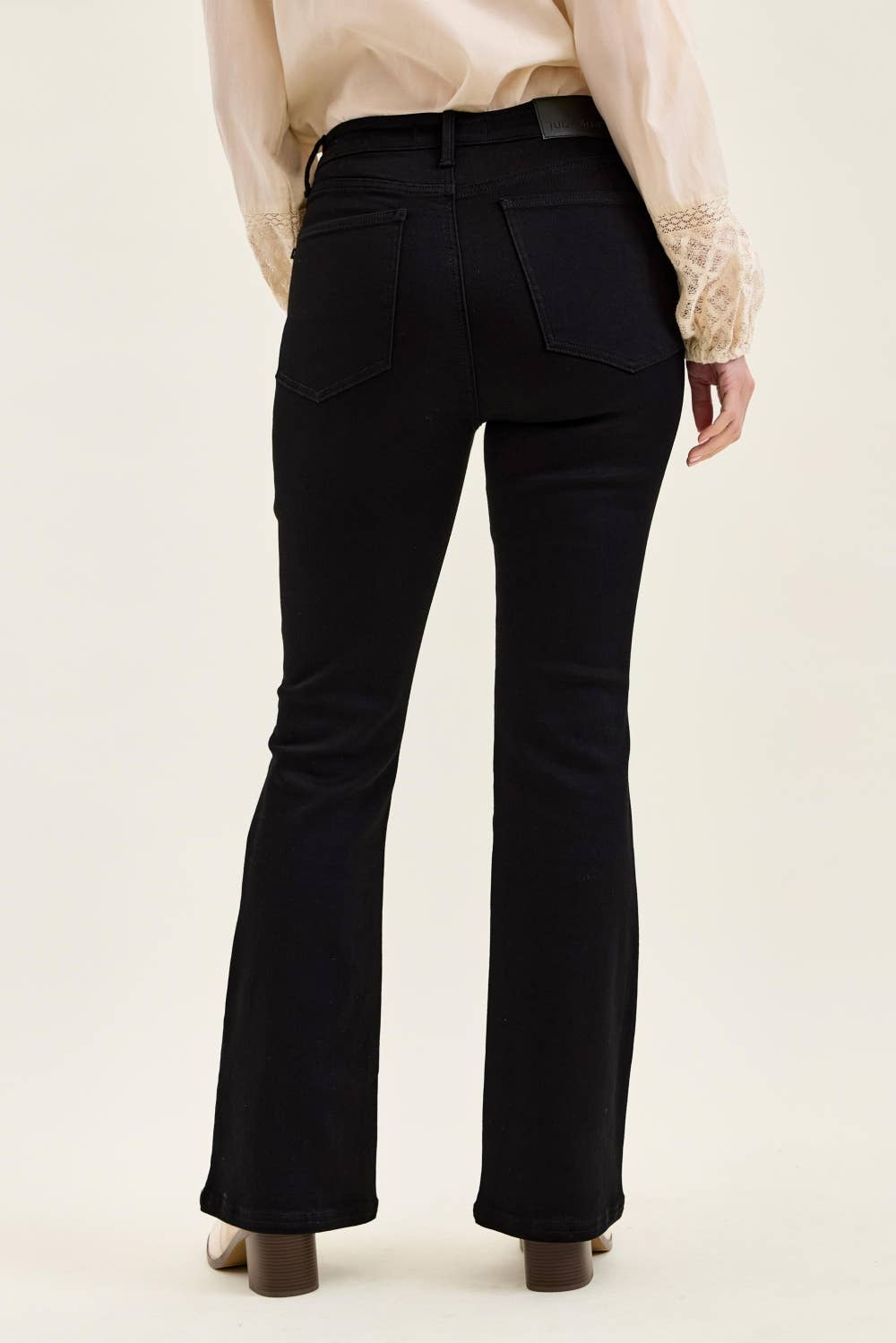 Judy Blue High‑Waisted Bootcut Pants – Dark Stretch Denim | Boho Boutique Clothing