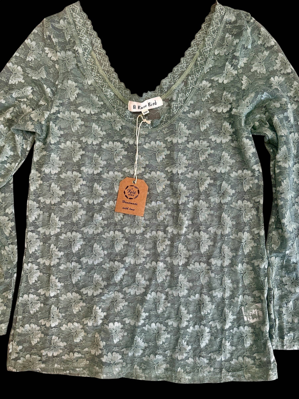 A Rare Bird Pink Lace Vintage Layer Shirt
