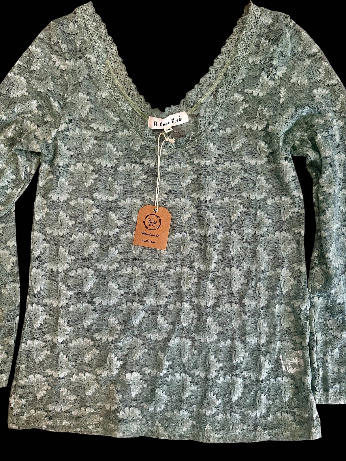 A Rare Bird Pink Lace Vintage Layer Shirt