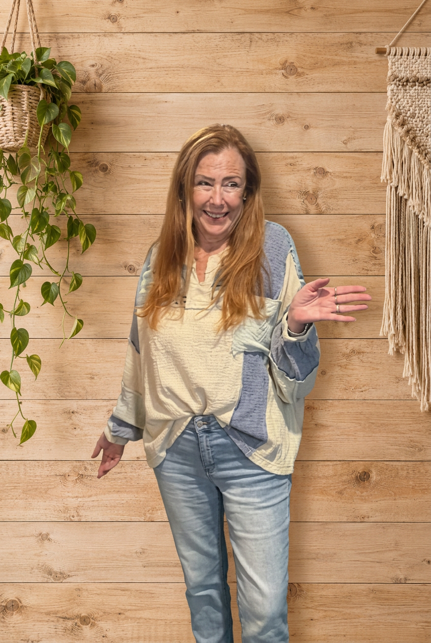 Photo preview with matching wood backdrop